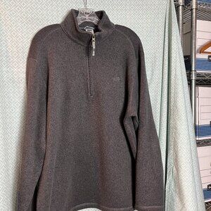 Men's 1/4 Zip Grey Fleece The North Face XL